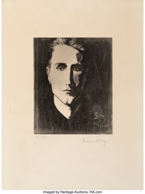 40054: Man Ray (1890-1976) Cela Vit (Portrait of Marcel