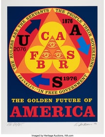40003: Robert Indiana (1928-2018) The Golden Future of