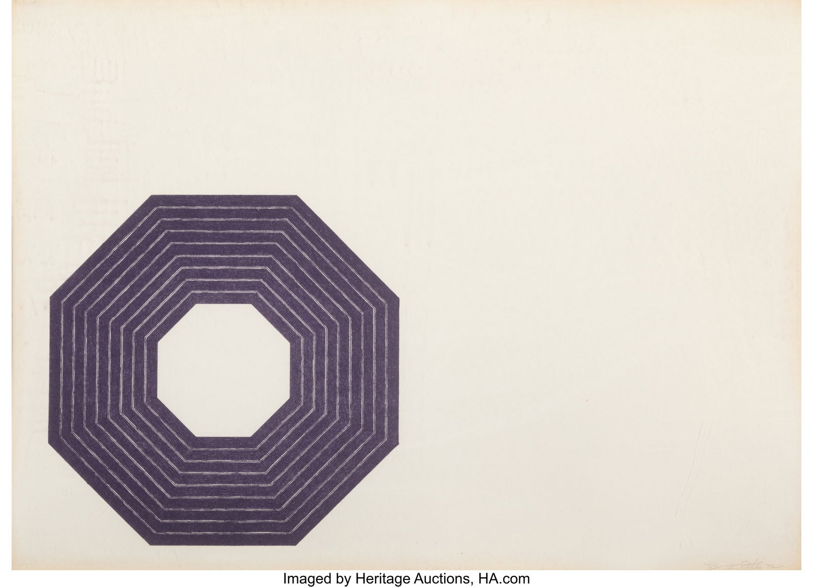 Frank Stella (1936-2024) Kay Bearman, 1972 Litho: Frank Stella (1936-2024) Kay Bearman, 1972 Lithograph in colors on wove paper 16 x 22 inches (40.6 x 55.9 cm) (sheet) Ed. 34/100 Signed&com