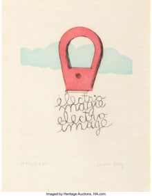 40055: Man Ray (1890-1976) Magie-image, from Electro-Ma