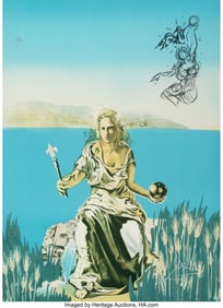 40022: Salvador Dalí (1904-1989) Coronation of Gala, f