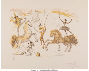 40025: Salvador Dalí (1904-1989) Ecuyère, from Le Cir