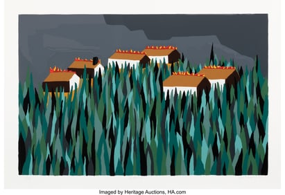 40005: Jacob Lawrence (1917-2000) The Burning, from The