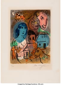 40027: Marc Chagall (1887-1985) Hommage à Marc Chagall