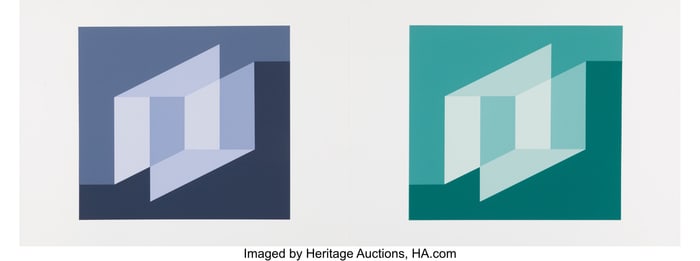 40040: Josef Albers (1888-1976) Untitled, from Formulat