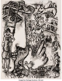 40031: Marc Chagall (1887-1985) Untitled, from Le Cirqu