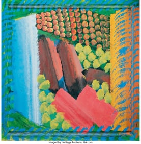 40009: Howard Hodgkin (1932-2017) Red Bermudas, 1982 Of