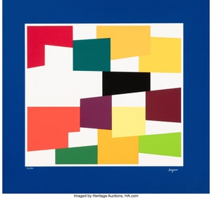 40044: Yaacov Agam (b. 1928) Untitled, circa 1980 Scree
