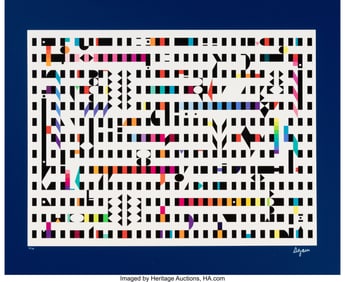 40045: Yaacov Agam (b. 1928) Untitled, circa 1990 Scree