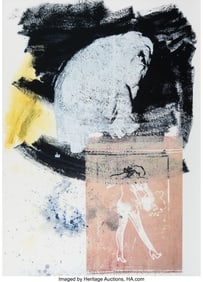 40012: Robert Rauschenberg (1925-2008) Poise, 1991 Offs