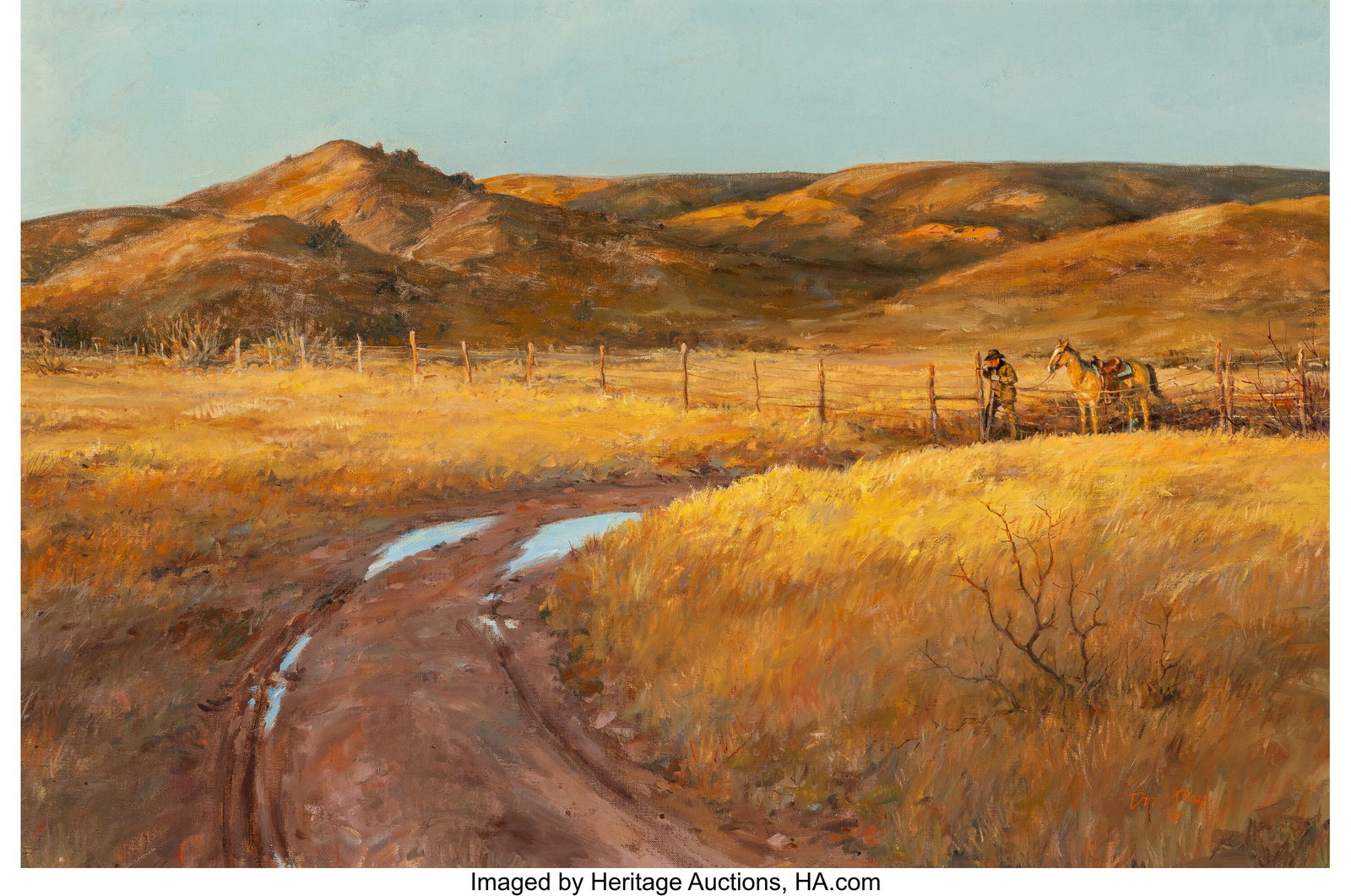 Don Ray (American, 1937-2006) Day's End Oil on c (1 of 3)