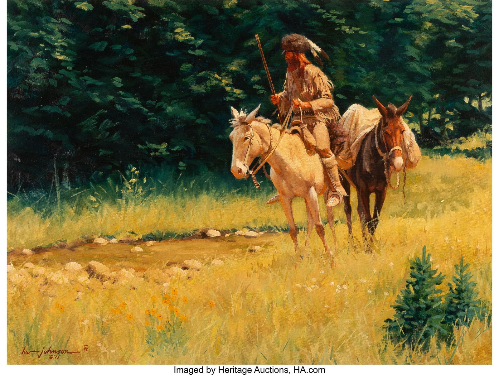 Harvey William Johnson (American, 1921-2005) In (1 of 3)