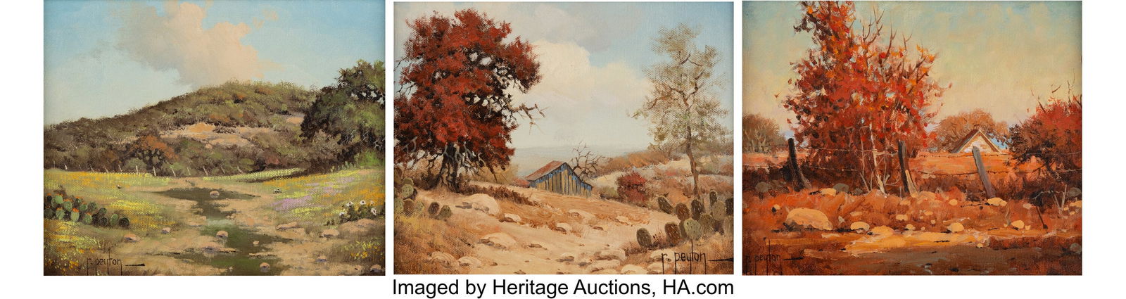 Randy Peyton (American, b. 1958) Green Hills, Au (1 of 5)