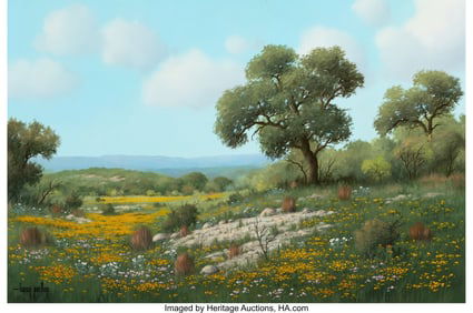 47090: Larry Prellop (American, b. 1949) Golden Petal P