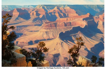 47084: Fred Lucas (American, 1946-2011) Ancient Shadows