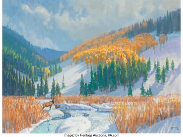 47086: Wayne Wolfe (American, b. 1945) The First Snow,