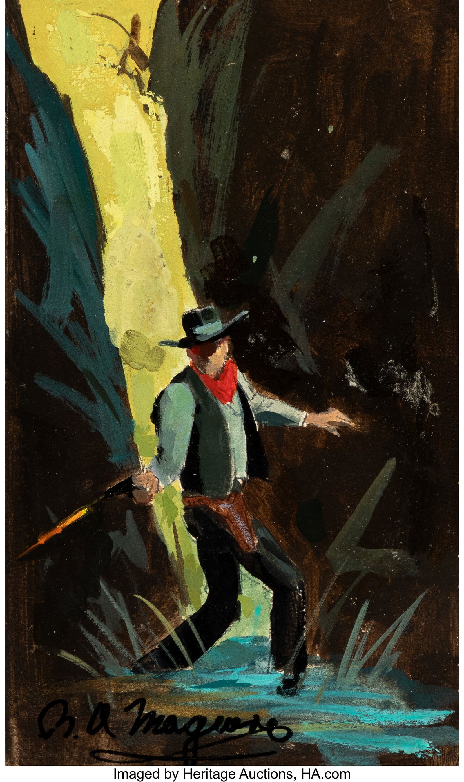 Robert Maguire (American, 1921-2005) Western Sto (1 of 2)