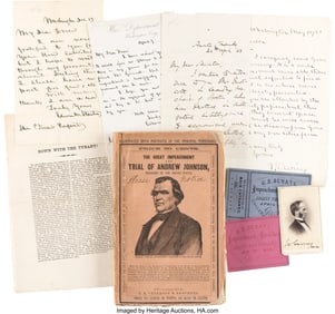47141&colon; Andrew Johnson Impeachment Archive&period; An archive o