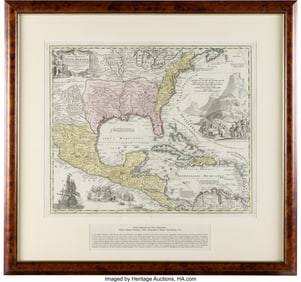 47016&colon; Johann Baptist Homann&period; Regni Mexicani seu Nova H