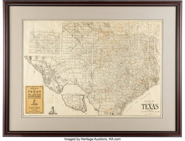 47021&colon; F&period; E&period; Gallup&period; Gallup's Map of Texas&comma; Showing Oil