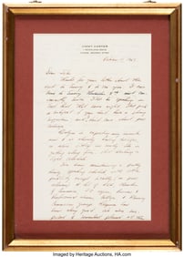 47167&colon; Jimmy Carter Autograph Letter Signed and Lillian