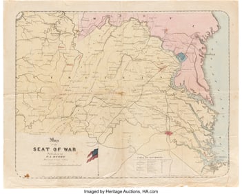 47100&colon; &lbrack;Civil War&rsqb;&period; M&period; B&period; Grant&colon; Map of the Seat of War