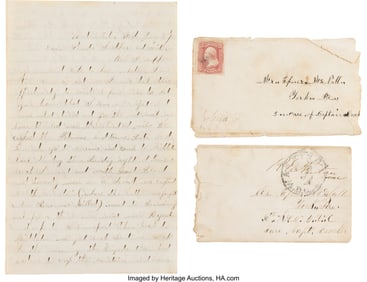 47101&colon; &lbrack;Battle of Gettysburg&rsqb;&period; Civil War Soldier's Lett