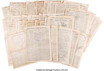 47102&colon; &lbrack;Civil War&rsqb;&period; 57 Issues of The New York Herald&period; S