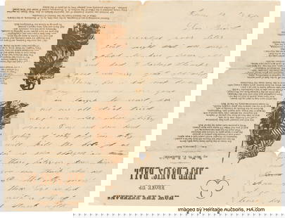 Civil War Soldier's Letter by Jacob A. Post of t: Civil War Soldier's Letter by Jacob A&period; Post of the 94th New York Infantry with Battle of Cold Harbor Content&period; Three pages of a bifolium&comma; 5 1&sol;8 x 7 3&sol;4 inches&comma; Washing