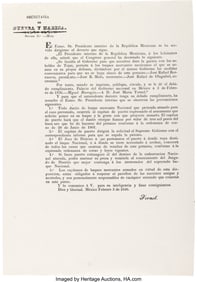 47030: Jose Maria Tornel Promulgated Broadside Decree P