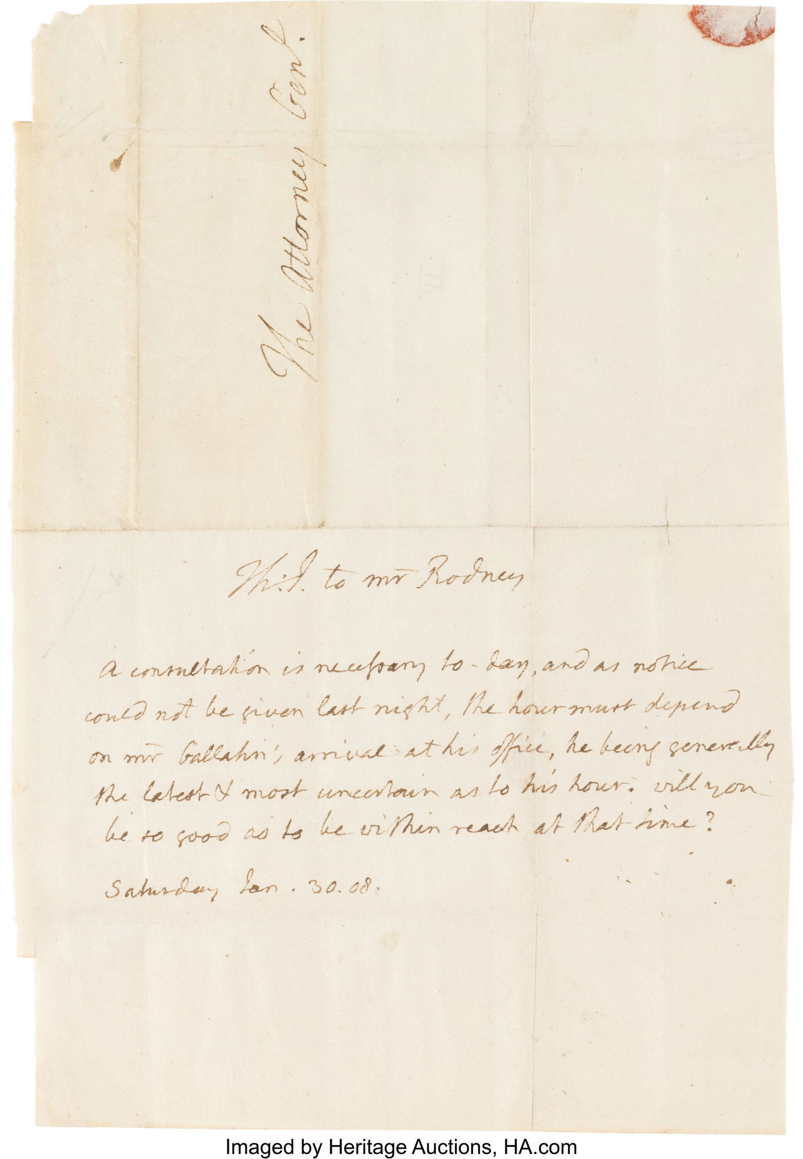 Thomas Jefferson Autograph Note Signed as Presid (1 of 2)