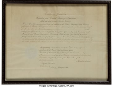47132&colon; Abraham Lincoln Signed Judicial Appointment&period; One