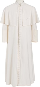 47183&colon; Pope Francis Signed White Cassock&period; Vatican City&comma;