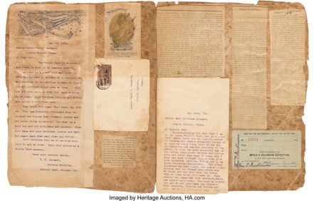 47047&colon; &lbrack;Black History&rsqb;&period; Group of Letters and Ephemera R