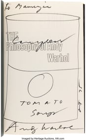 47189&colon; Andy Warhol Signed Copy of The Philosophy of And