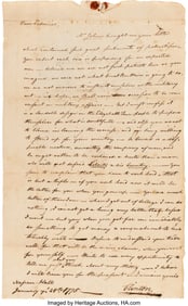 47053&colon; &lbrack;Revolutionary War&rsqb;&period; Patriotic Letter by Charles