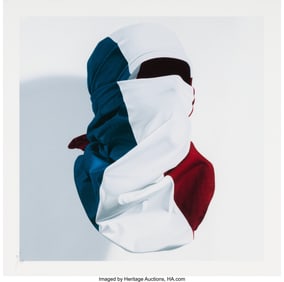 43312&colon; Nuno Viegas &lpar;b&period; 1985&rpar; Shirt Mask x French Flag&comma; 