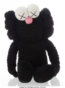 43159&colon; KAWS &lpar;b&period; 1974&rpar; BFF Companion Plush &lpar;Black&rpar;&comma; 2016