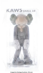 43160&colon; KAWS &lpar;b&period; 1974&rpar; Small Lie &lpar;Brown&rpar;&comma; 2017 Painted c