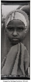 43314&colon; Ai Weiwei &lpar;b&period; 1957&rpar; Refugee&comma; 2018 Laser-cut viny
