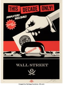 43086&colon; Shepard Fairey &lpar;b&period; 1970&rpar; Shoplifters Welcome&comma; 20