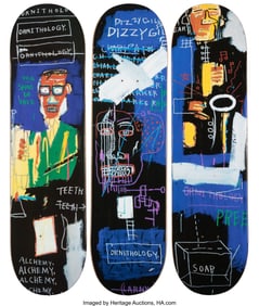 43015&colon; After Jean-Michel Basquiat X The Skateroom Horn 