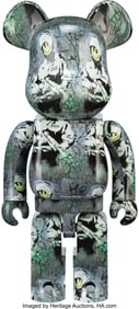 43016&colon; BE&commat;RBRICK X Brandalism Riot Cop 1000&percnt;&comma; 2022 Pain
