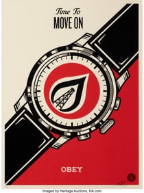 43093&colon; Shepard Fairey &lpar;b&period; 1970&rpar; Time To Move On&comma; 2015 S