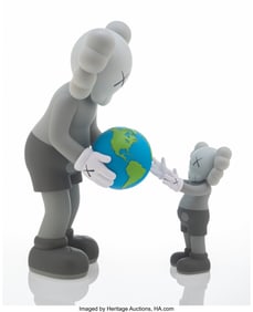 43168&colon; KAWS &lpar;b&period; 1974&rpar; The Promise &lpar;Grey&rpar;&comma; 2021 Painted 