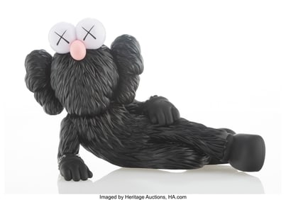 43171&colon; KAWS &lpar;b&period; 1974&rpar; Time Off &lpar;Black&rpar;&comma; 2023 Painted ca
