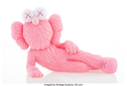 43172&colon; KAWS &lpar;b&period; 1974&rpar; Time Off &lpar;Pink&rpar;&comma; 2023 Painted cas