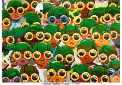 43021&colon; Hebru Brantley &lpar;b&period; 1981&rpar; Suspects&comma; 2018 Screenpr