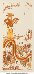 43104&colon; Pete Fowler &lpar;b&period; 1969&rpar; Gwynneth&comma; 2009 Screenprint
