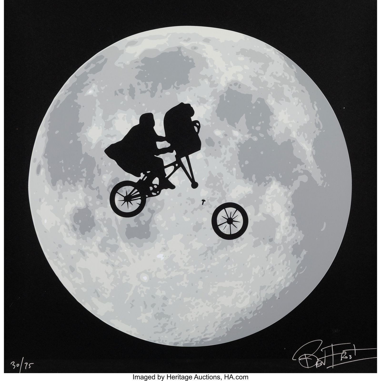 Ben Frost (b. 1975) E.T. Go Home, 2017 Screenpri: Ben Frost (b. 1975) E.T. Go Home, 2017 Screenprint in colors on Coventry Rag Fine Art paper 18 x 18 inches (45.7 x 45.7 cm) (sheet&rpa